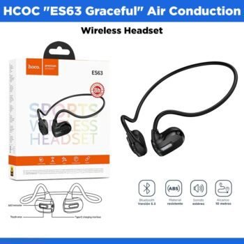 HOCO ES63 – Graceful Air Conduction Sports Bluetooth Headset-Black