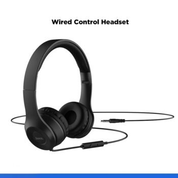 HOCO "W21 Graceful Charm" Wired Control Headset Headphones With Mic