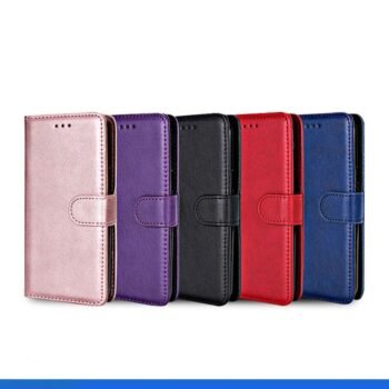 Leather Flip Wallet Card Holder Book Case Cover For iPhone 15 Series 15 Plus, 15 Pro, 15 Pro Max