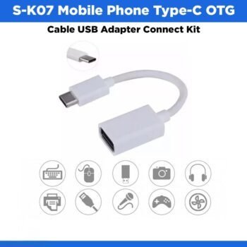 S-K07 Mobile Phone Type-C OTG Cable USB Adapter Connect Kit