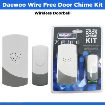Daewoo Wire Free Door Chime Kit Wireless Doorbell