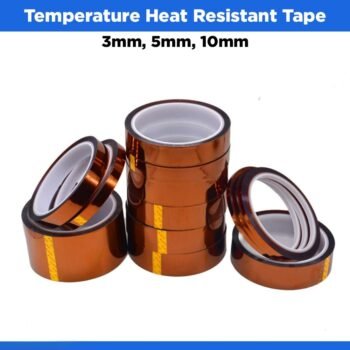 Temperature Heat Resistant Tape 3mm, 5mm, 10mm