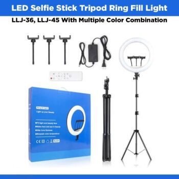 RL-21 21 inch LED Soft Ring Light With Tripod Stand & 3 Phone Holder