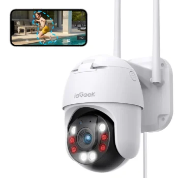 1080P Wireless HD WiFi 360° Viewing Angle Smart Auto Tracking Human Security Camera