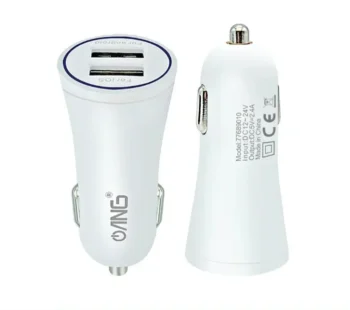 ANG CAR CHARGER M07- DUAL USB 2.1A- WHITE
