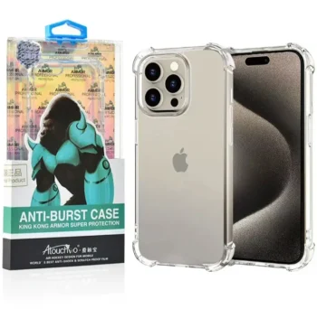 Anti Burst Clear Tough Gel Case For iPhone 15 Series