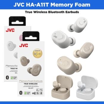 JVC HA-A11T Memory Foam True Wireless Bluetooth Earbuds