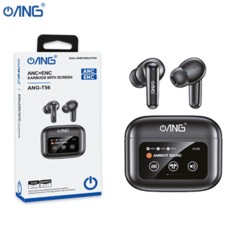 ANG T56 ANC + ENC Earbuds With LED Touch Screen