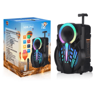 NDR P12 12 inch Bluetooth Party Speaker With Mic