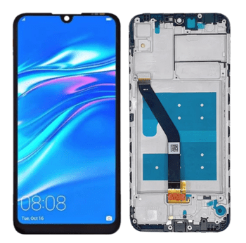 Replacement LCD Screen Display Touch and Digitizer Assembly for Huawei Y6 2019 Black – With Frame