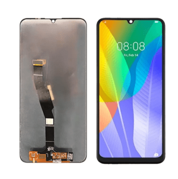 Replacement LCD Screen Display Touch and Digitizer Assembly for Huawei Y6P 2020 Black – No Frame