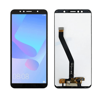 Replacement LCD Screen Display Touch and Digitizer Assembly for Huawei Y6 2018 Black – No Frame