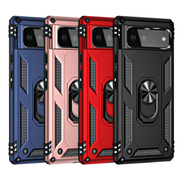 Slim Shockproof Ring Armor Stand Phone Cover Case for Google Pixel 6 Pro