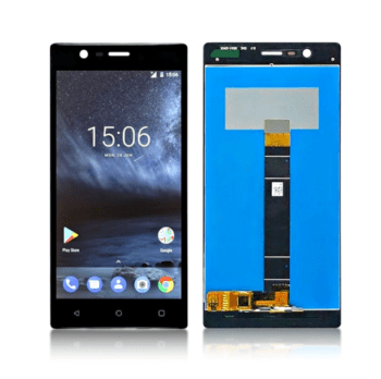 Replacement LCD Screen Display and Touch for Nokia 3 Black – No Frame