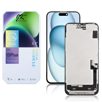 JK FHD Incell Apple iPhone 15 Plus LCD Module Display and Touch Screen Digitizer Assembly-Black
