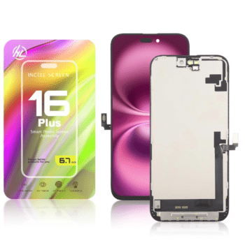 HL HD+ Incell Apple iPhone 16 Plus LCD Module Display and Touch Screen Digitizer Assembly-Black