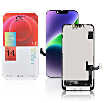 JK FHD Incell Apple iPhone 14 LCD Module Display and Touch Screen Digitizer Assembly-Black