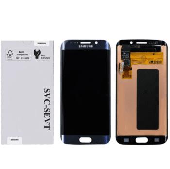 Genuine LCD Screen For Samsung Galaxy S6 Edge (G925) With Frame and Touchpad – Black Sapphire (GH97-17162A)