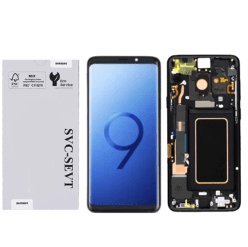 Genuine LCD Screen For Samsung Galaxy S9 Plus (G965) With Frame and Touchpad – Midnight Black (GH97-21691A)