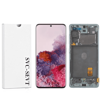 Genuine LCD Screen For Samsung Galaxy S20 FE 5G (G781B) With Frame and Touchpad – Cloud Mint (GH82-24214D)