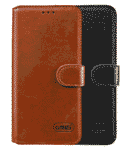 ANG Premium Adannu Leather Book Case For iPhone 16