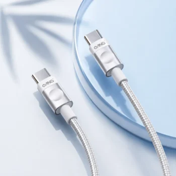 ANG BC23 USB-C to USB-C 100W Fast Charging Braided Cable 1M White